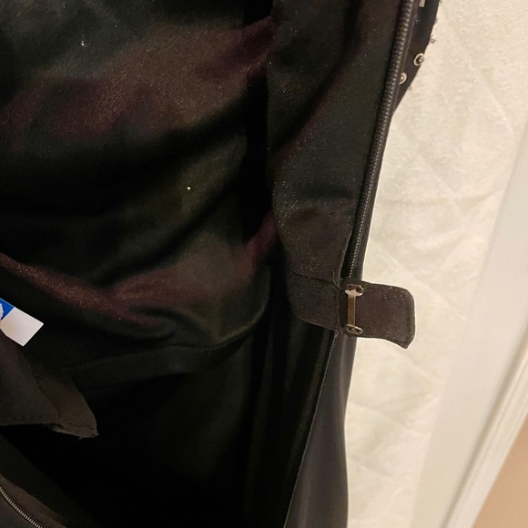 NWT strapless Black Dress with sequins across bust - Picture 6 of 7